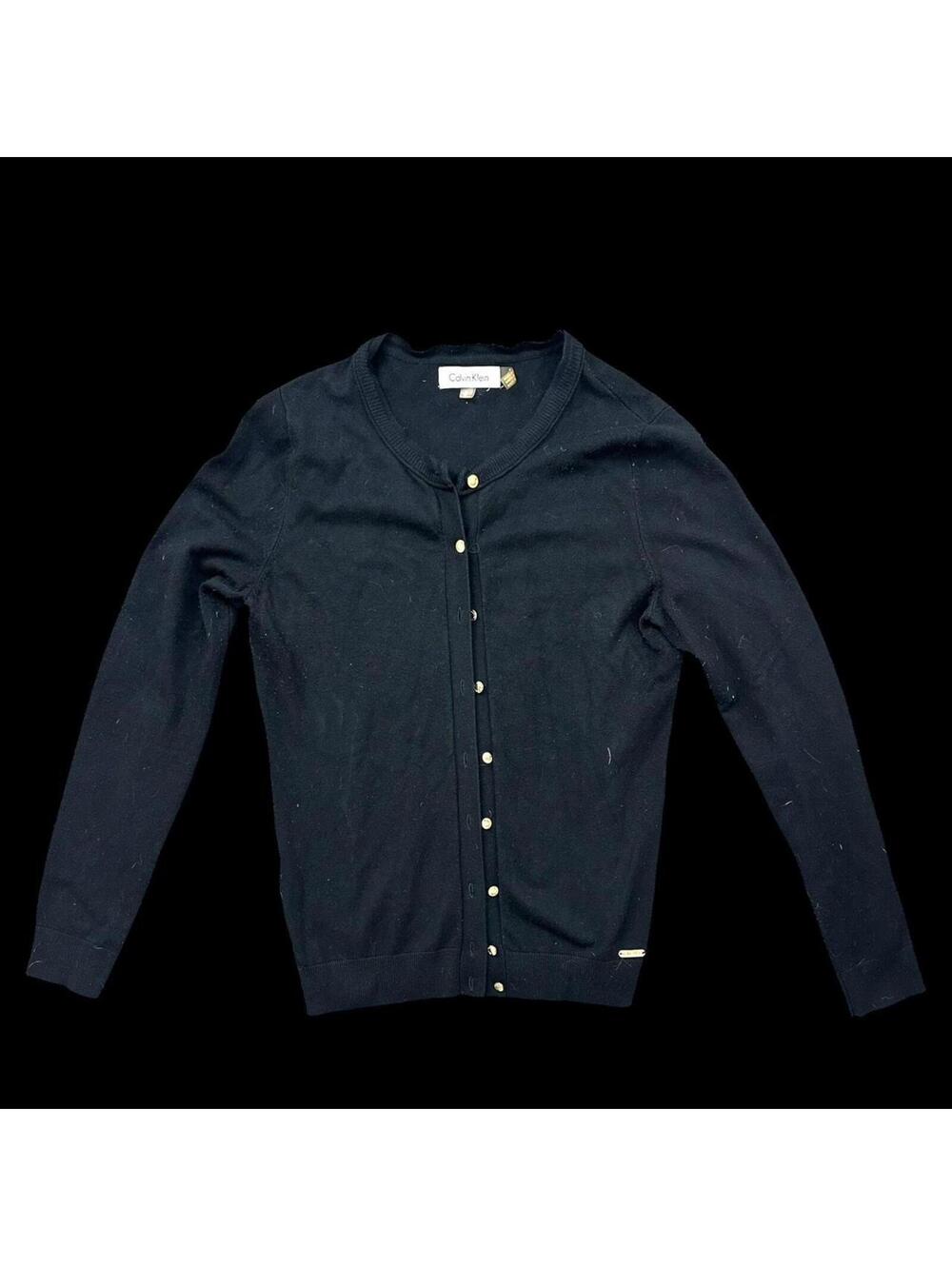 Calvin‎ Klein Women's Black Cardigan